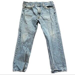 LEVIS 505‎ Classic Jeans 38 Waist - Inseam Measures 28" Thrashed Classic